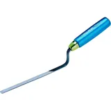 Jung-Henkelmann Fugenkelle (Carbonstahl, 12 mm Flacher Hals Holzgriff) 74401200, Grau/Blau