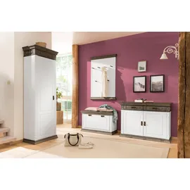 OTTO home Vinales 109 x 83 x 39 cm Weiß / Wengefarben
