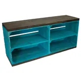 Kistenkolli Altes Land Sitzbank Türkis 110 x 40 x 48 cm