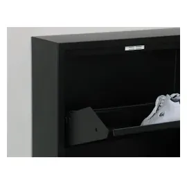 VCM ebuy24 Pisa 8 Klappen Metall schwarz.