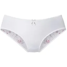 LASCANA Tanga 36/38 rosa/weiß