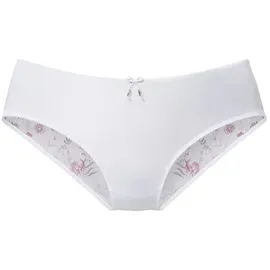 LASCANA Tanga 36/38 rosa/weiß
