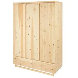 Kleiderschrank  Skog ¦ holzfarben ¦ Maße (cm): B: 135 H: 194 T: 61