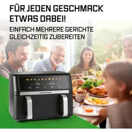 GOURMETmaxx Heißluftfritteuse AirGenius 10 l schwarz