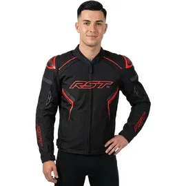 RST S1 D3O Textiljacke Schwarz/Rot 52