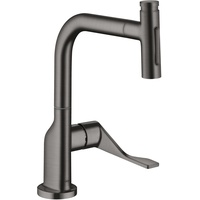 Hansgrohe Axor Citterio Select 2jet mit Ausziehbrause brushed black chrome (39863340)