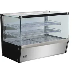 Combisteel Wärmevitrine Tischgerät 2 Böden 174 L