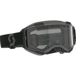 Scott Fury Schwarze Ski Brille, transparent für Männer