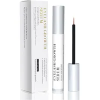 Wimpernserum Ohne Hormone 5ml, Wimpernwachstums, Lash Serum, Augenbrauen Serum, Wimpernwachstumsaktivator & Nährende Basis, Wimpernbooster für Pflege Gebrochene Wimpern, Schnelleres Wimpernwachstum-A