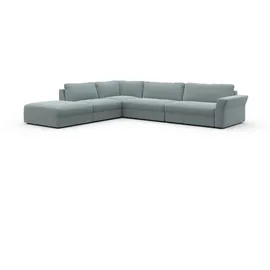 sit&more Ecksofa »Cadabra L-Form«, Breite 356 cm, mit Sitztiefenverstellung blau