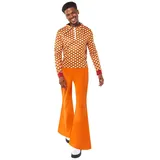 amscan 9910339 – Erwachsenenkostüm der 70er Jahre Party Mann Kostüm – Größe M