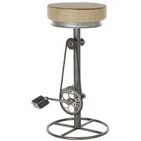 DKD Home Decor Hocker DKD Home Decor Silberfarben Metall
