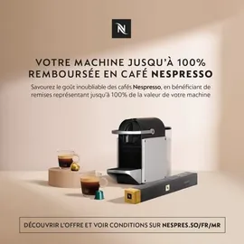 Krups Nespresso Kaffeemaschine Krups Inissia, Rot, Espressokocher für Kaffeepads YY5506FD