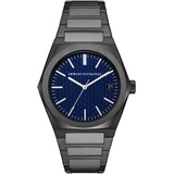 ARMANI EXCHANGE Quarzuhr AX2811, Armbanduhr, Herrenuhr, Datum, analog grau