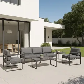 Jet-Line Kreta II Lounge-Set Anthrazit