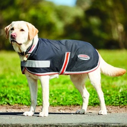Weatherbeeta Comfitec 1200D Therapy-Tec Hundemantel - black/silver/red, 45