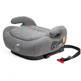 Urban Kanga Wombat Sitzerhöhung Auto Kinder Isofix 125-150 cm Gruppe 3 (Grau Gesteppt)