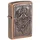 Zippo Feuerzeug Limited Edition Pirate Skull Rustic Bronze Benzin