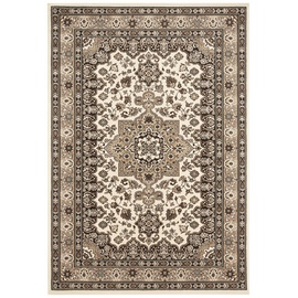 Nouristan Orientalischer Kurzflor Teppich Parun Täbriz Ivory Beige, 120x170 cm