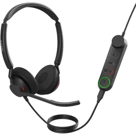JABRA Engage 50 II Stereo Headset USB-C/A + Link-Adapter (Steuereinheit), UC-Version