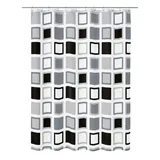 KLEINE WOLKE Duschvorhang Clipper 180 x 200 cm anthrazit