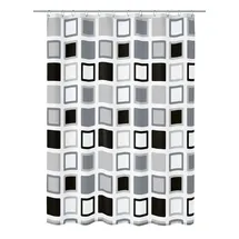 KLEINE WOLKE Duschvorhang Clipper 180 x 200 cm anthrazit