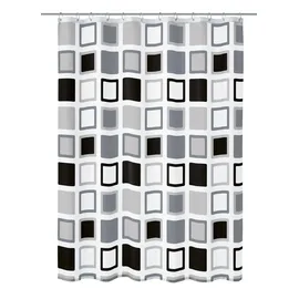 KLEINE WOLKE Duschvorhang Clipper 180 x 200 cm anthrazit