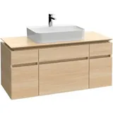 Villeroy & Boch Legato Waschtischunterschrank B758L0VJ 120x55x50cm, mit LED-Beleuchtung, Nordic Oak