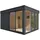 Wolff Finnhaus Saunahaus Paradiso 4x3 (2-Raum) anthrazit -