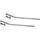 Sauvic Wäscheständer für Geländer 89425, grau, anpassungsfähig, klappbar, 63 cm