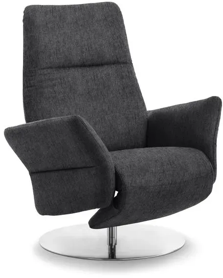 Segmüller Werkstätten Sessel Comforte Uno 02 Austin F5 Stoff Black