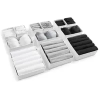 Eco Home Store Großes Schubladen Ordnungssystem 12er set weißen