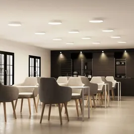 ARCCHIO LED-Deckenleuchte Vivy, Ø 38 cm, weiß, Metall