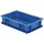 La-Ka-Pe Transportstapelbehälter blau L300xB200xH75mm Wände/Boden geschl. PP LA-KA-PE