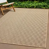 the carpet »Kansas«, rechteckig, 1 mm Höhe, moderner robuster In und Outdoor Teppich Jute Look