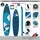F2 SUP Board Pure Oceangreen 354 x 0,12 m blau