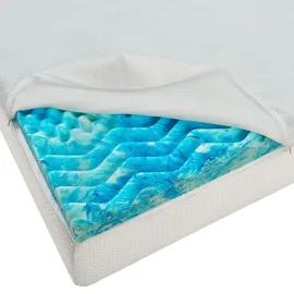 Juskys Topper 7 Zonen 160 x 200 cm weiß