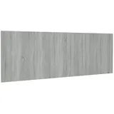 vidaXL Wand Kopfteil Grau Sonoma 240x1,5x80 cm Holzwerkstoff