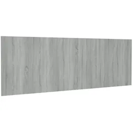 vidaXL Wand Kopfteil Grau Sonoma 240x1,5x80 cm Holzwerkstoff