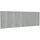 vidaXL Wand Kopfteil Grau Sonoma 240x1,5x80 cm Holzwerkstoff