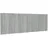 vidaXL Wand Kopfteil Grau Sonoma 240x1,5x80 cm Holzwerkstoff