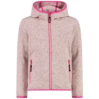 CMP KID G Jacket Fix Hood anemone-bianco (07HP) 176