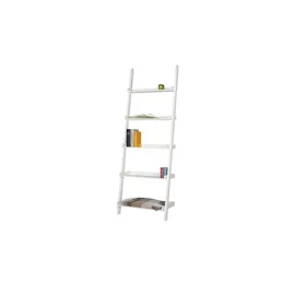 Möbel Kraft Leiterregal 67 x 35 x 191 cm Weiß