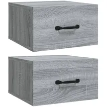 vidaXL Hängenachtschrank Grau Sonoma 35 x 35 x 20 cm Grau