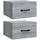 vidaXL Hängenachtschrank Grau Sonoma 35 x 35 x 20 cm Grau