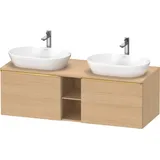 Duravit D-Neo Konsolenwaschtischunterbau wandhängend Natur Eiche Matt 1400x550x459 mm - DE4950B34300 DE4950B34300000
