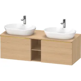 Duravit D-Neo Konsolenwaschtischunterbau wandhängend Natur Eiche Matt 1400x550x459 mm - DE4950B34300 DE4950B34300000