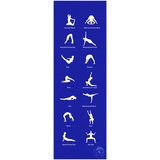 TRENDY Sport Yogamat Home 180x60x0,5cm blau