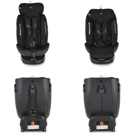 Cangaroo Kindersitz i-Size Castor (40-150cm) Gruppe 0/1/2/3 Isofix, Kopfschutz grau - Grau/Schwarz