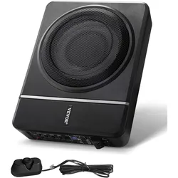 VEVOR Untersitz-Auto-Subwoofer 240W Schlankes Aktives Subwoofer-System 203mm